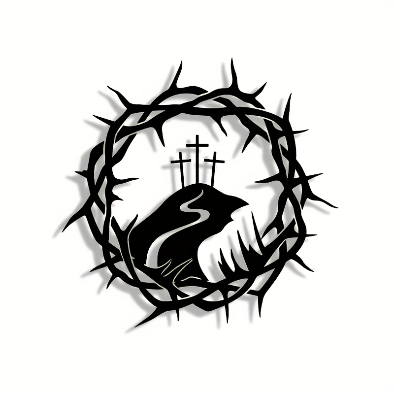 Art & Craft World - CIFBUY Iron Wall Art Vine Circle