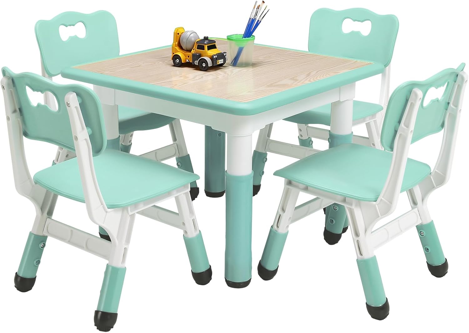 Art Craft For Toddlers - TackView 23inch Kids Table and 4