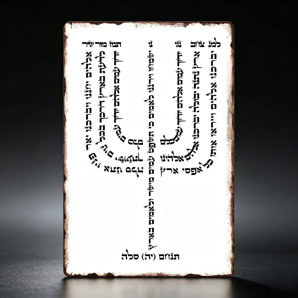 Art & Craft World - CIFBUY Vintage Hebrew YHVH Aluminum Wall