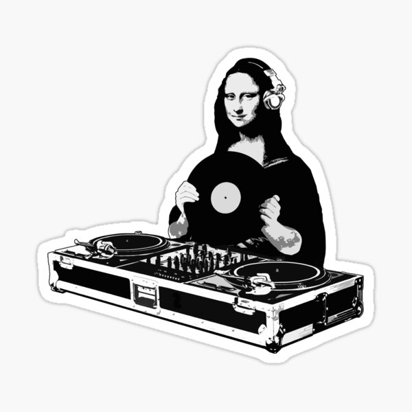 Art & Craft Activities For Toddlers - Dj Mona Lisa 5PCS Stickers for
