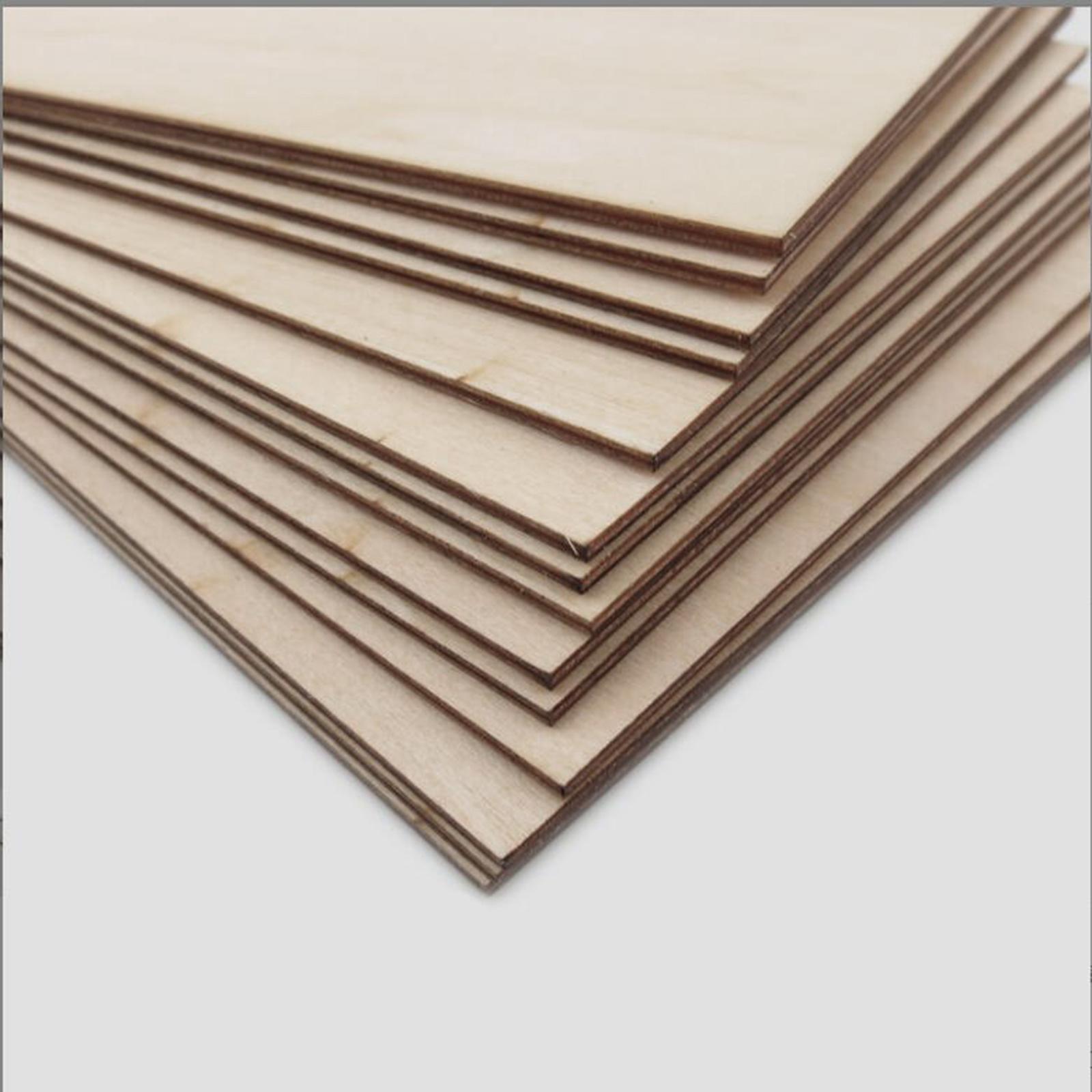 10Pcs Wood Sheets Unfinished B - огляд і ціна Art Craft House Making