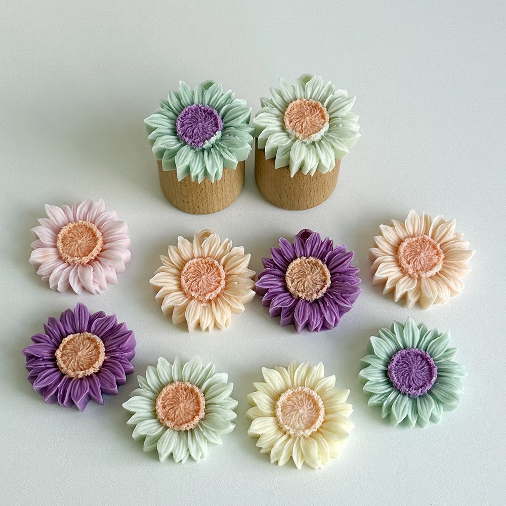 Sunflower Candle Mold 4pcs Han - огляд і ціна Art Craft Us