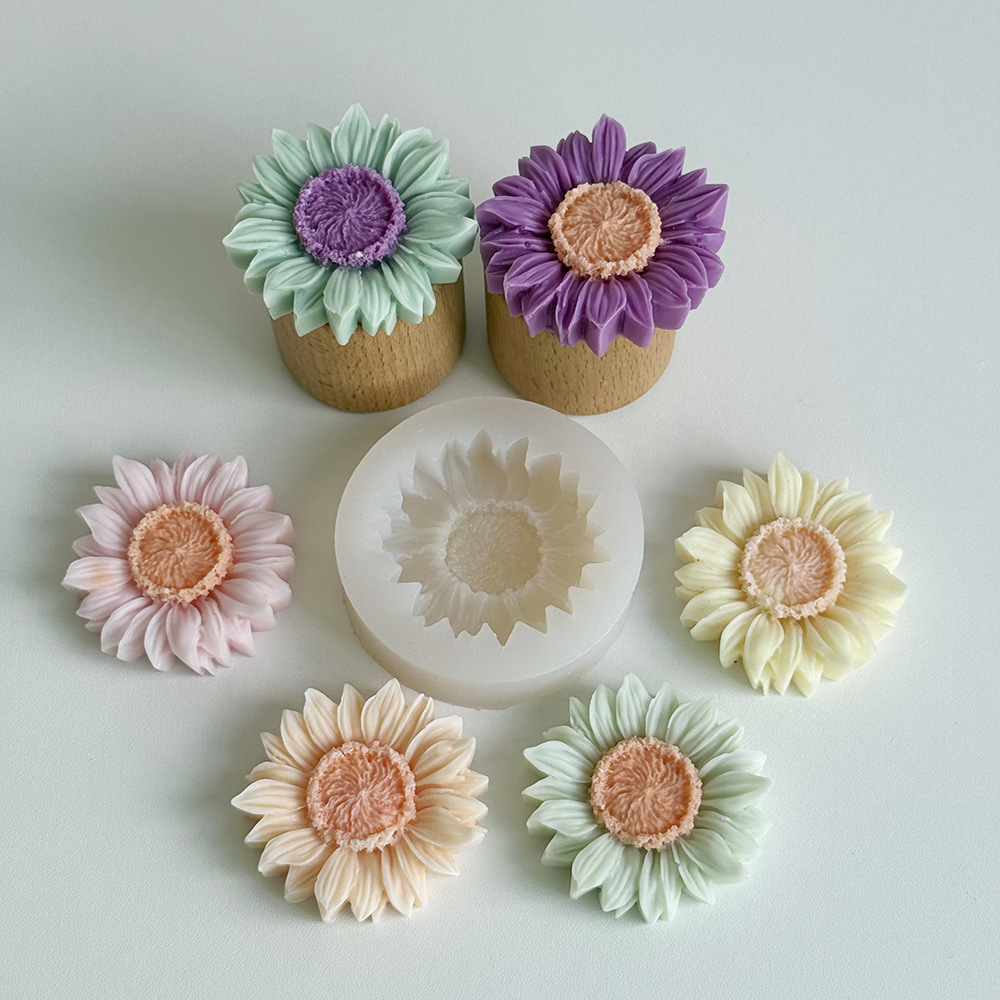 Sunflower Candle Mold 4pcs Han - огляд і ціна Art Craft Us