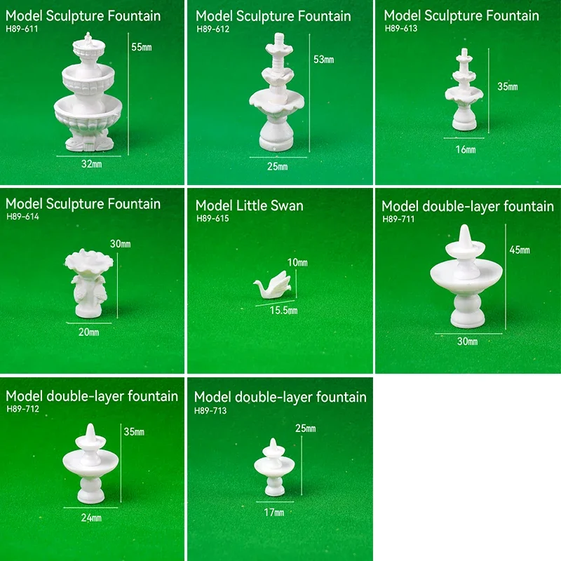 2Pcs Model Statue HO 1:87 Scul - огляд і ціна Art Craft For Toddlers