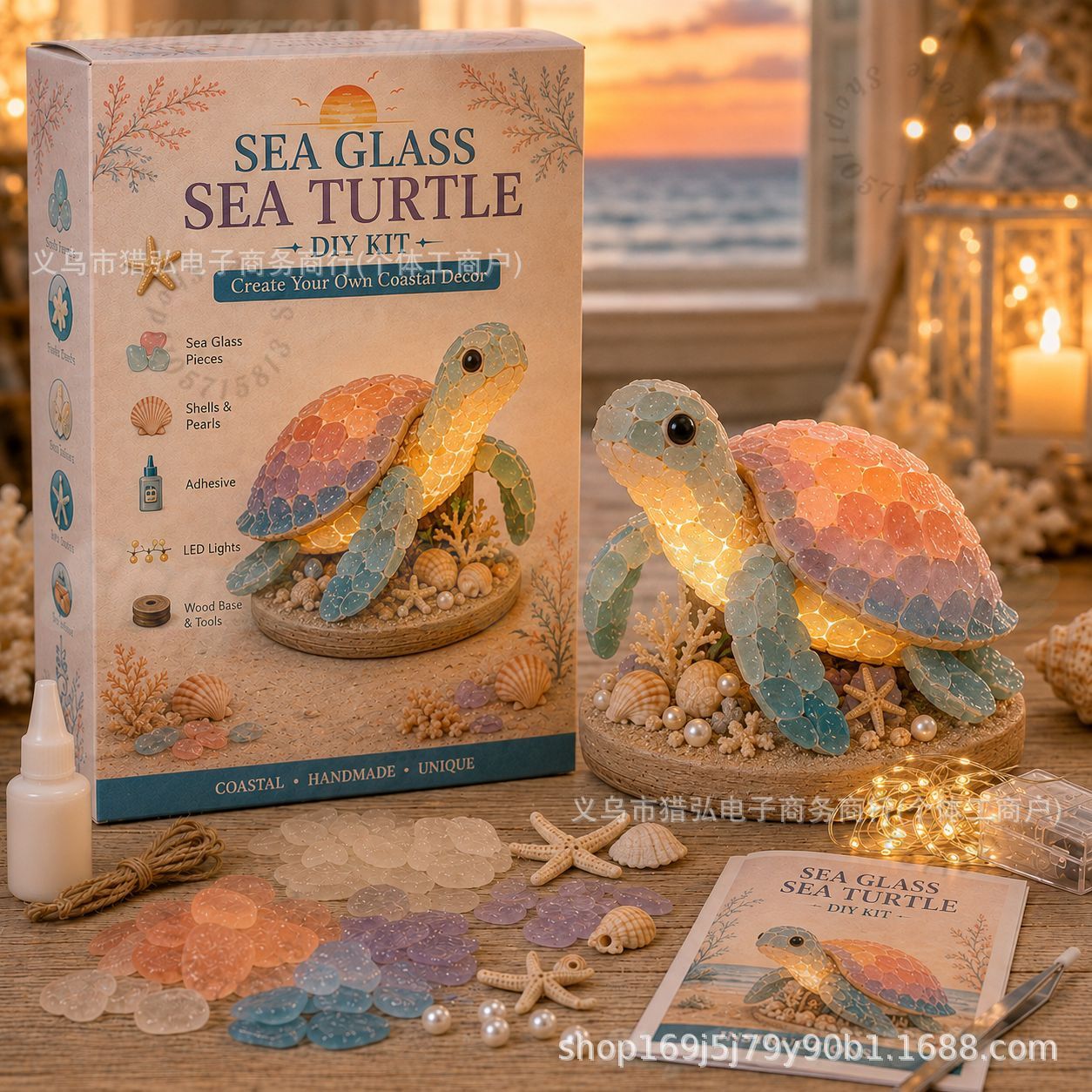 DIY Sea Glass Mermaid Tail Lig - огляд і ціна Art Craft For Adults