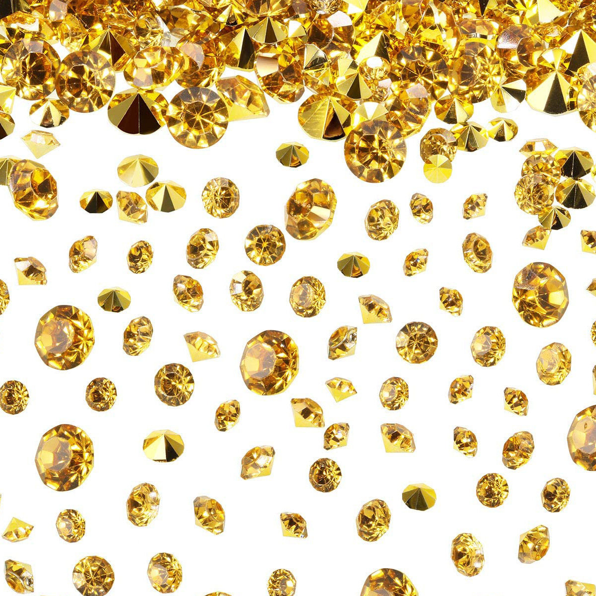 1000pcs Gold Pointed Rhineston - огляд і ціна Art Craft House Making