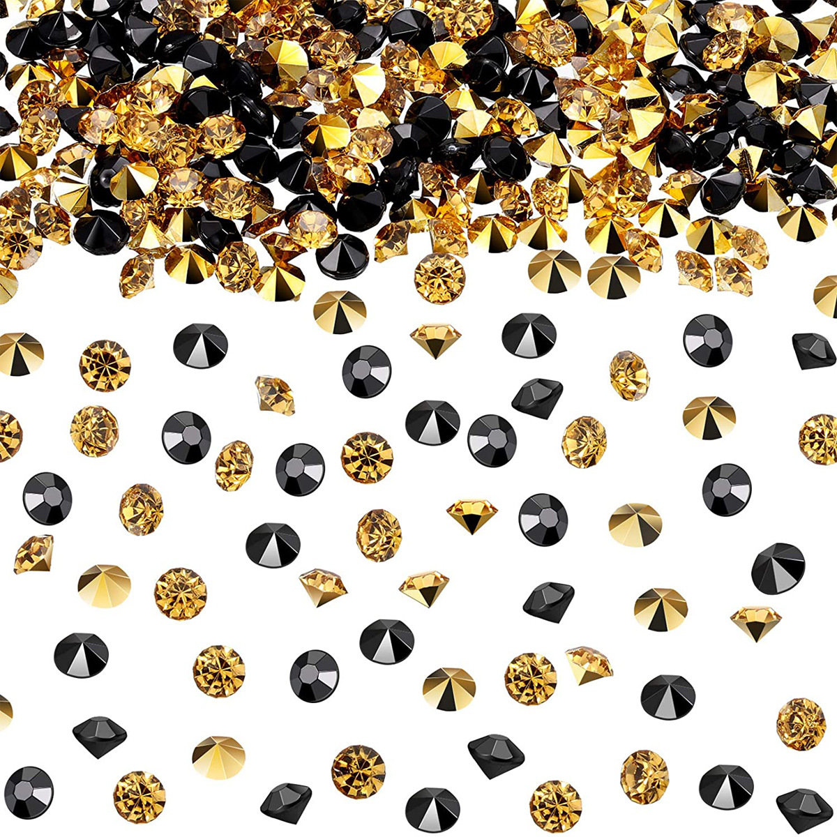 1000pcs Gold Pointed Rhineston - огляд і ціна Art Craft House Making