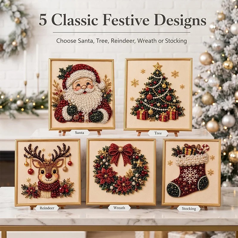 Christmas Pearl Diamond Painti - огляд і ціна Art Craft For Adults