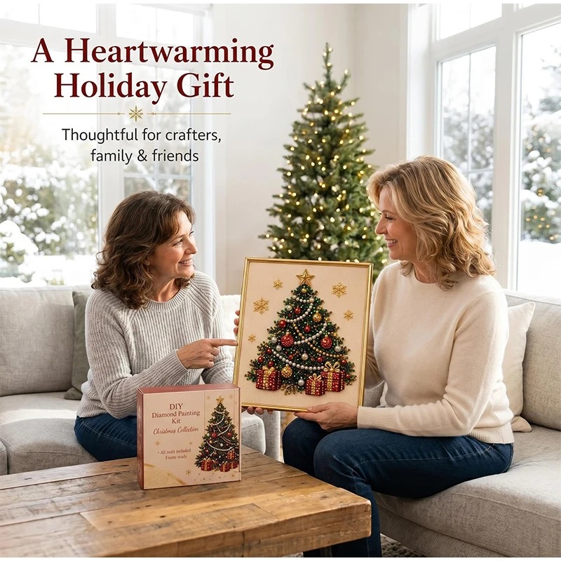 Christmas Pearl Diamond Painti - огляд і ціна Art Craft For Adults