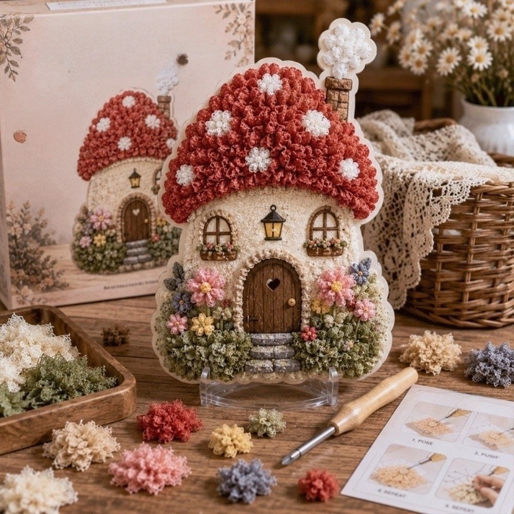 House Scene Poke Art Kit Mushr - огляд і ціна Art Craft House Making