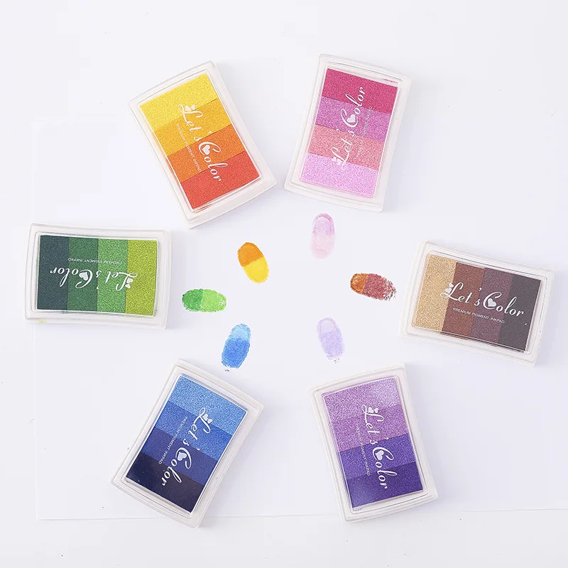 1PCS 4 colors Inkpad Ink stamp - огляд і ціна Stamping Ink Pad