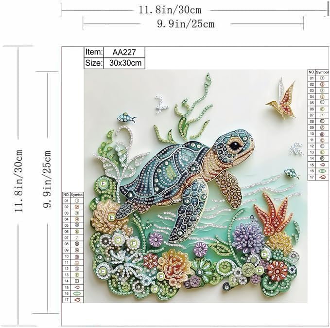 Sea Turtle Animal Diamond Pain - огляд і ціна Art Craft For Adults