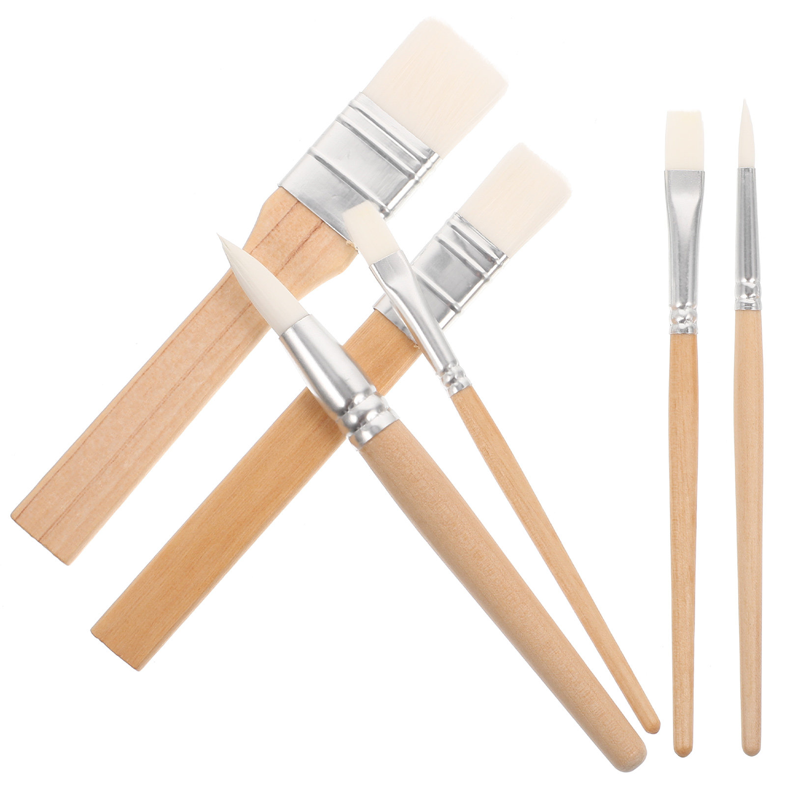 Painting Brush Set 6 Piece Woo - огляд і ціна Art Craft Blend