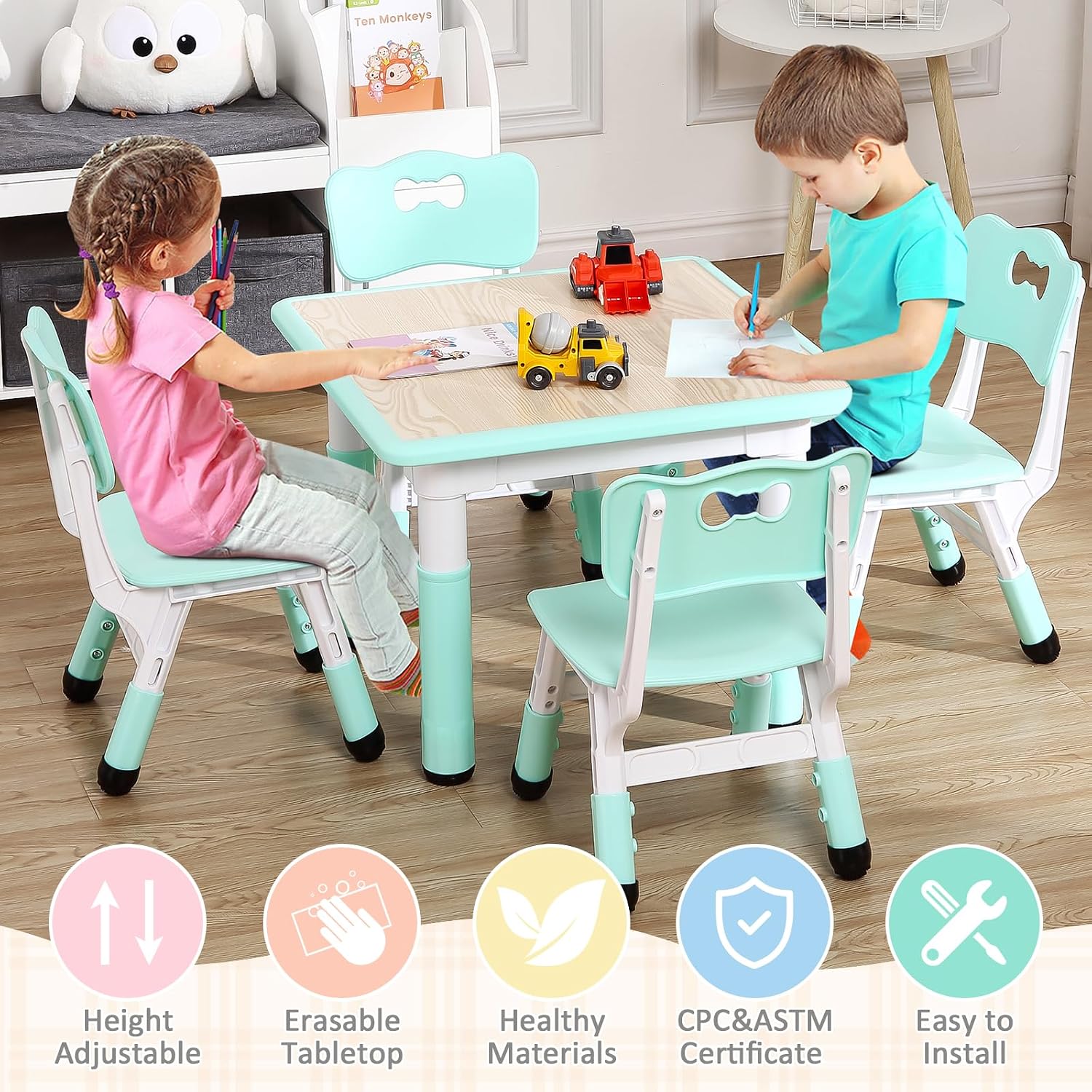 TackView 23inch Kids Table and - огляд і ціна Art Craft For Toddlers