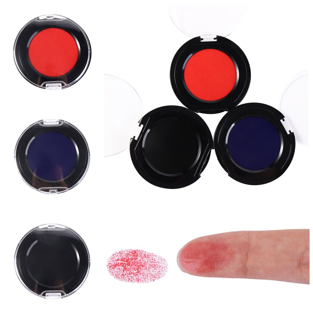 Red Blue Black Mini Fingerprin - огляд і ціна Stamping Ink Pad