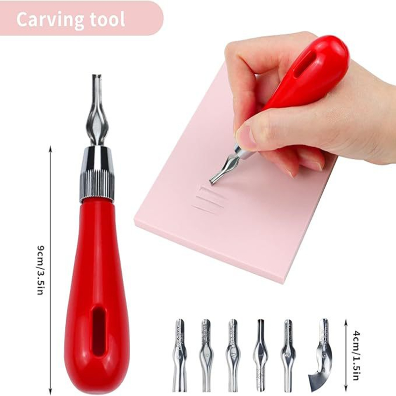 Beginner Linoleum Carving Tool - огляд і ціна Lino Printing Block