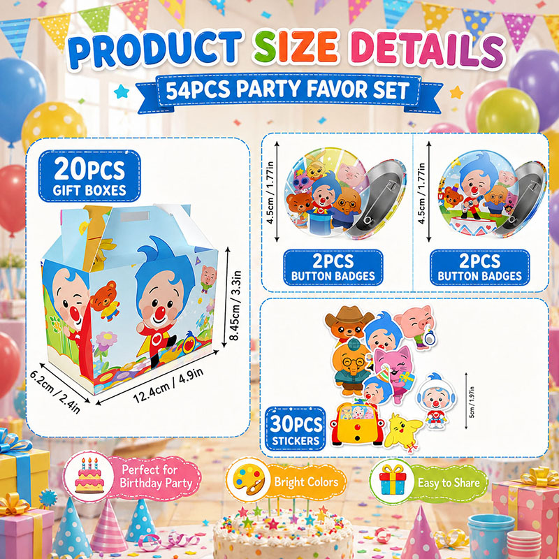 Clown Cartoon Pattern Paper Bo - огляд і ціна Art Craft House Making