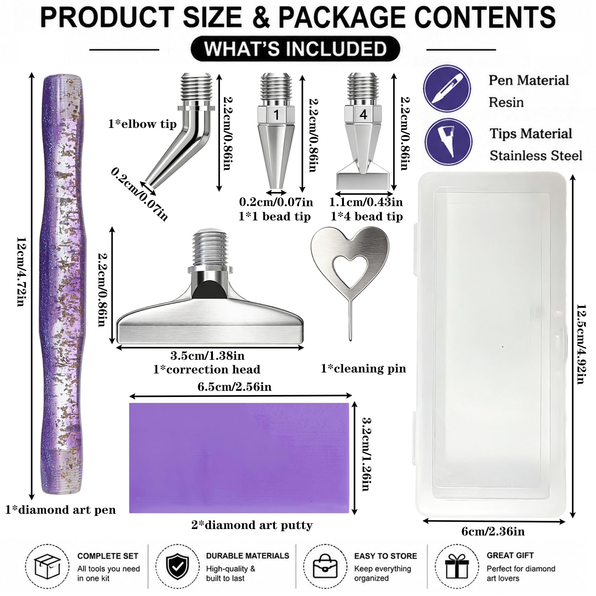 Diamond painting art pen, with - огляд і ціна Art Craft For Adults