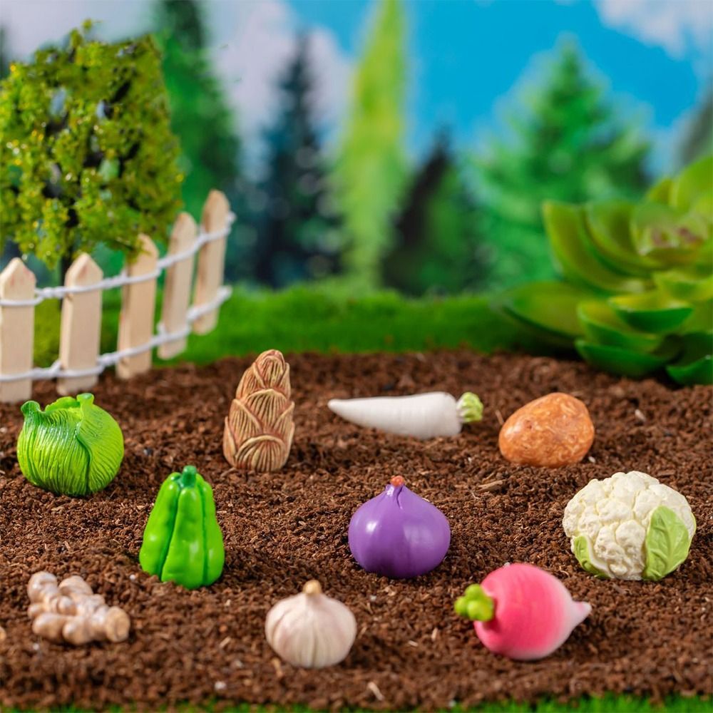 Cute Vegetable Figurines Minia - огляд і ціна Art And Craft Vegetable