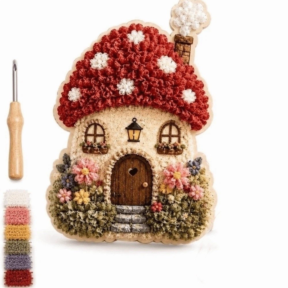 House Scene Poke Art Kit Mushr - огляд і ціна Art Craft House Making