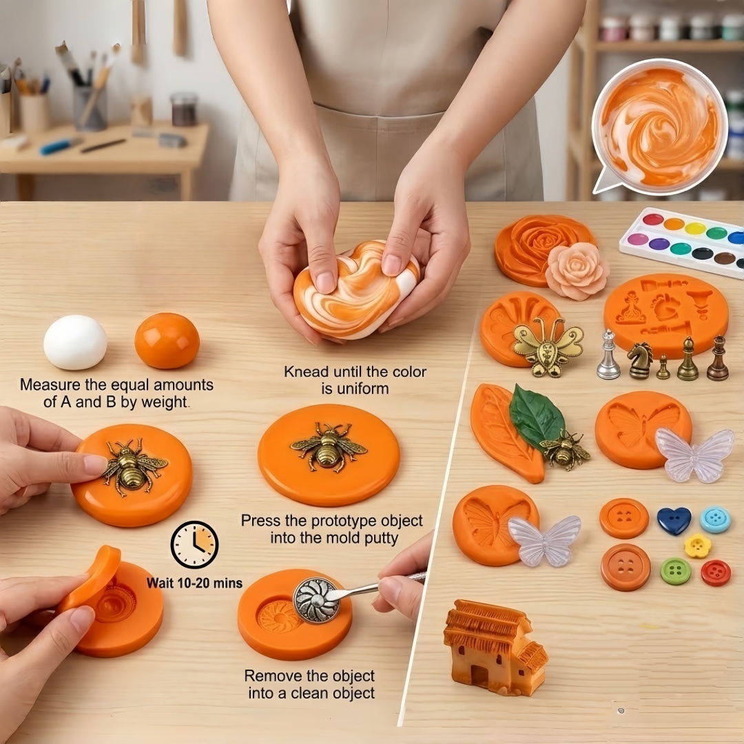 Silicone Putty DIY Crafting Se - огляд і ціна Craft Art Set
