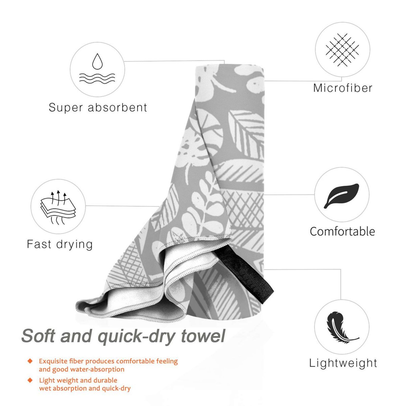Modern Nature Custom Towel Bat - огляд і ціна Lino Printing Block