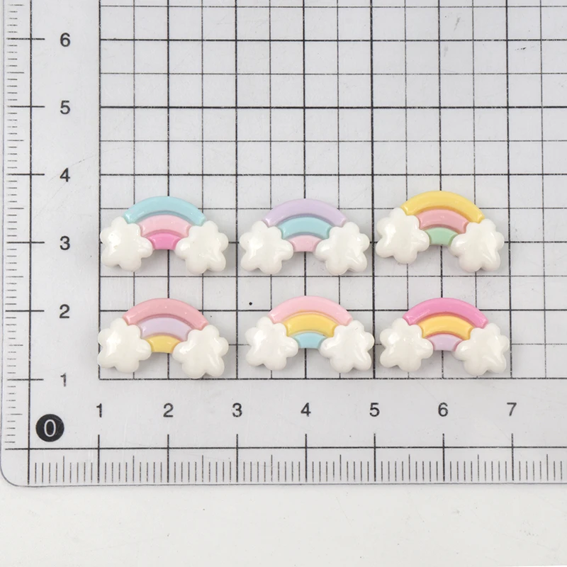30Pcs/300pcs Mini Resin Rainbo - огляд і ціна Art Craft Rainbow