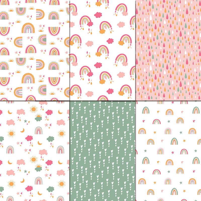 24 Sheets/Set Rainbow Craft Pa - огляд і ціна Art Craft Rainbow
