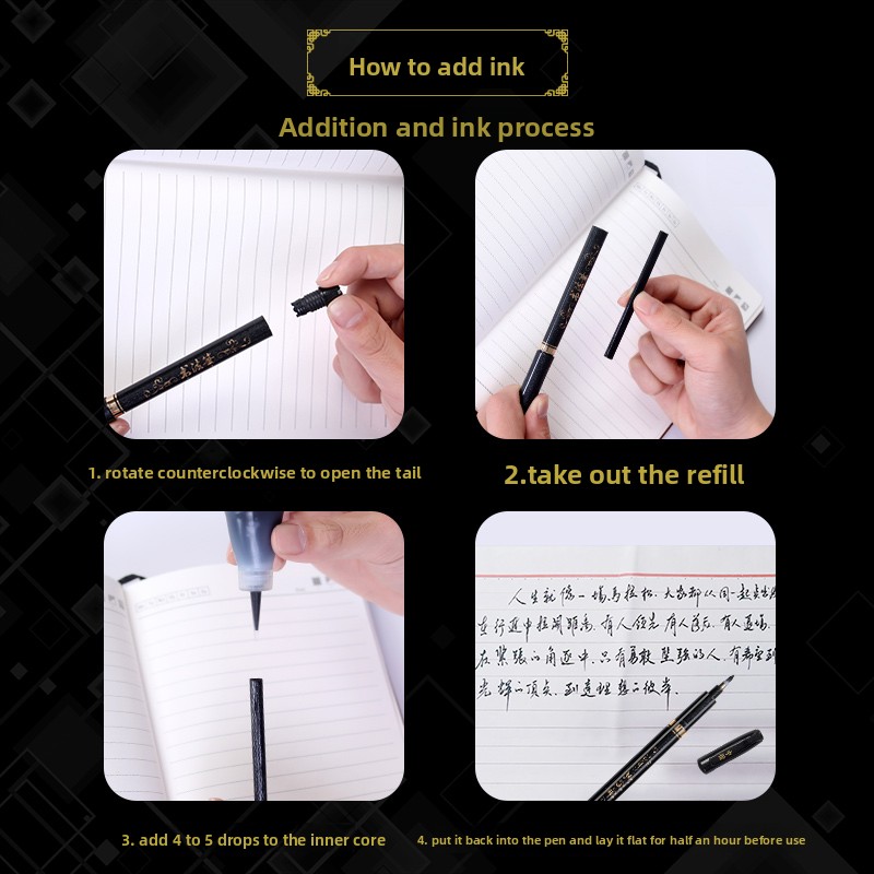 4PCS/SET Calligraphy Art Marke - огляд і ціна Craft Art Set