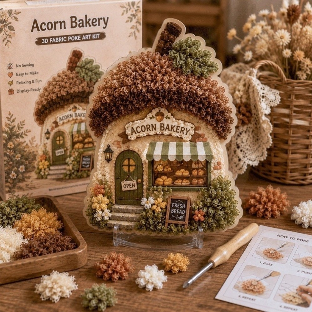 House Scene Poke Art Kit Mushr - огляд і ціна Art Craft House Making