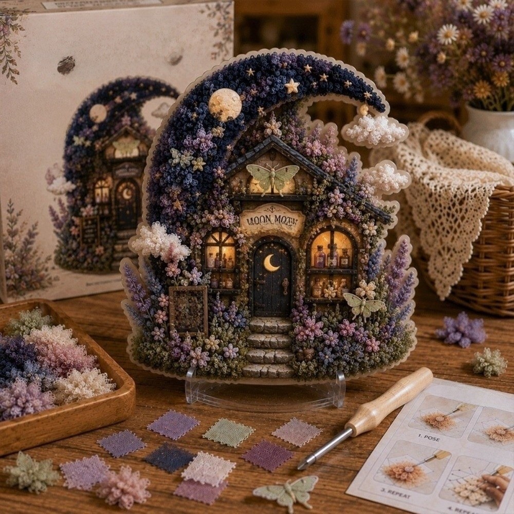 House Scene Poke Art Kit Mushr - огляд і ціна Art Craft House Making