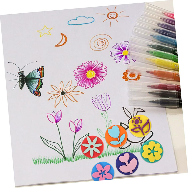6Pcs/bag Foam Stamps for Paint - огляд і ціна Art Craft For Toddlers