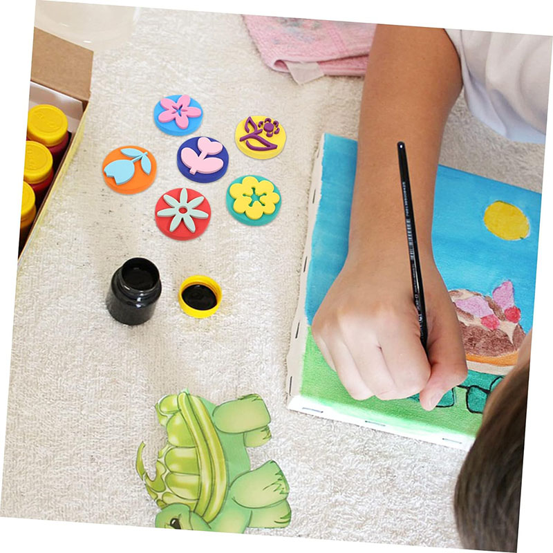6Pcs/bag Foam Stamps for Paint - огляд і ціна Art Craft For Toddlers