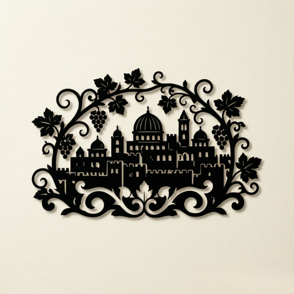 CIFBUY Iron Wall Art Jerusalem - огляд і ціна Art & Craft World
