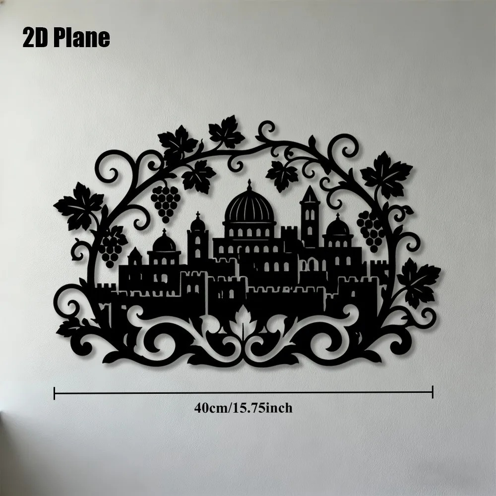 CIFBUY Iron Wall Art Jerusalem - огляд і ціна Art & Craft World