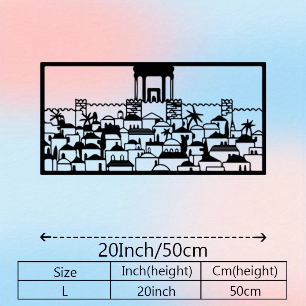CIFBUY Metal Wall Art Jerusale - огляд і ціна Art & Craft World
