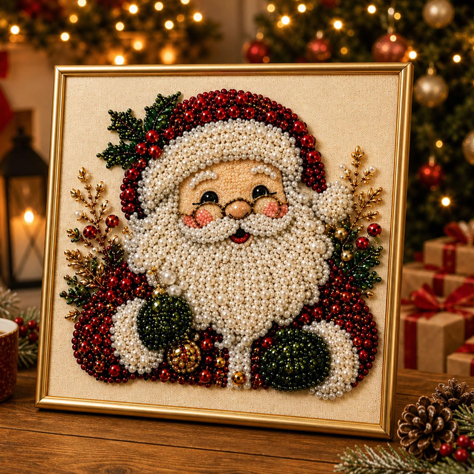 DIY Christmas Pearl Diamond Pa - огляд і ціна Art Craft Glasses Frames