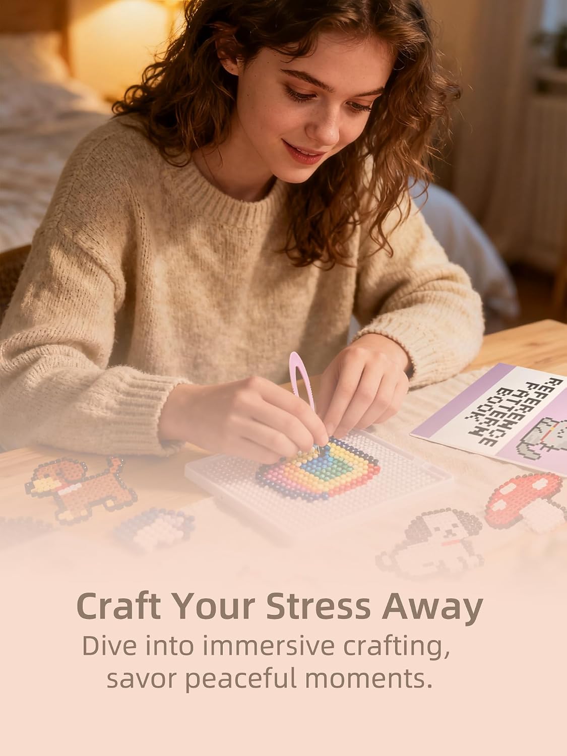 Fuse Beads Kit-Easy DIY-96 Col - огляд і ціна Art Craft Us