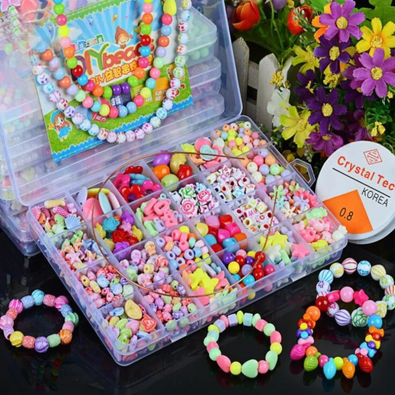 Girls DIY Bead Set Jewelry Mak - огляд і ціна Art Craft Rainbow